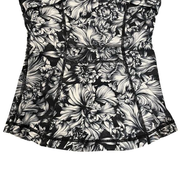 Lululemon Luxtreme Define Jacket Night Garden Ice Floral Women's 4 Black Gray - Picture 13 of 16